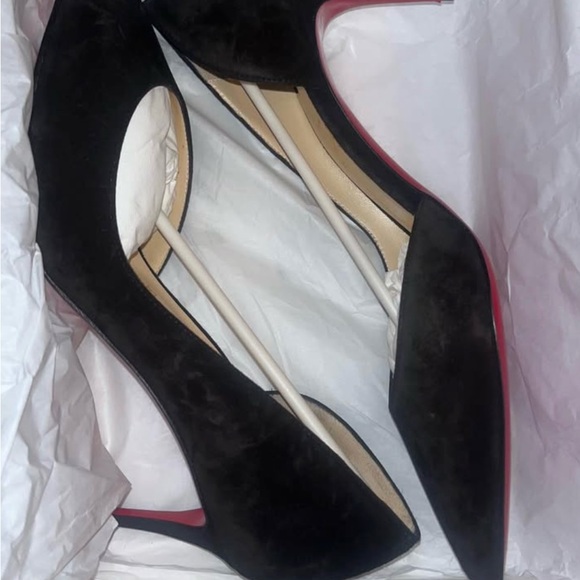 Christian Louboutin Veau Velour Heels - Picture 1 of 3
